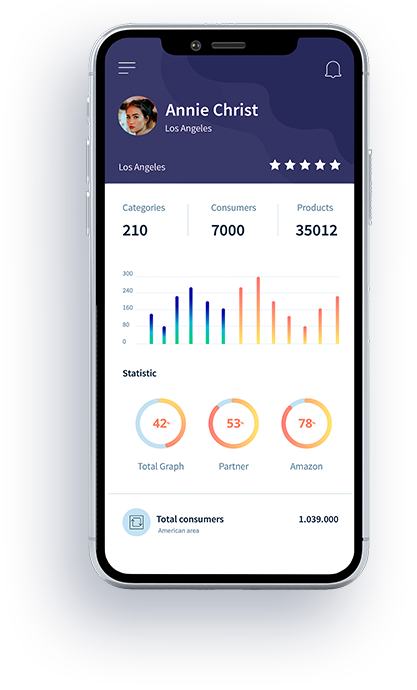 Analytics phone dark